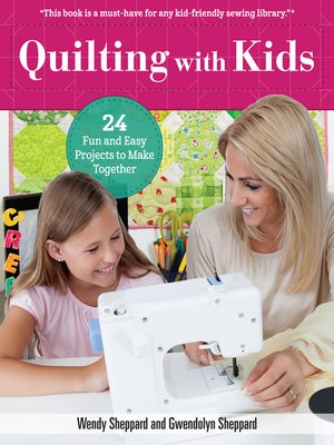 cover image of Quilting with Kids